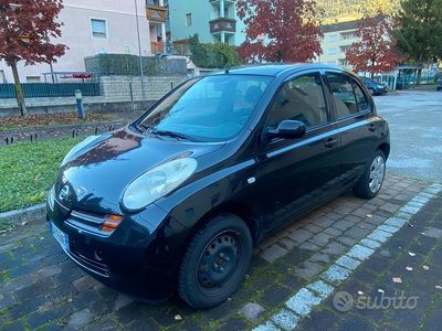 Usata Nissan Micra Acenta 88 CV (64 kW) 2004 Nero Utilitaria