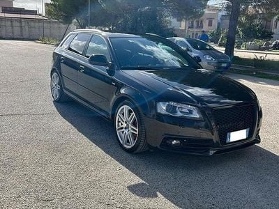 Usata Audi A3 S-Line 170 CV (125 kW) 2010 Nero Berlina