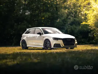 Usata Audi A3 S-Line 110 CV (80 kW) 2019 Bianco Berlina