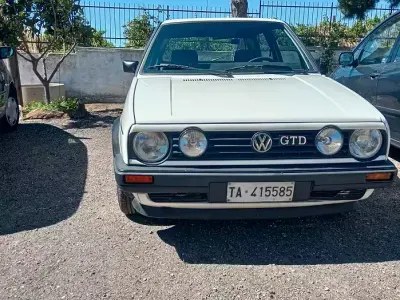 Usata VW Golf II GTD 69 CV (50 kW) 1985 Bianco Utilitaria