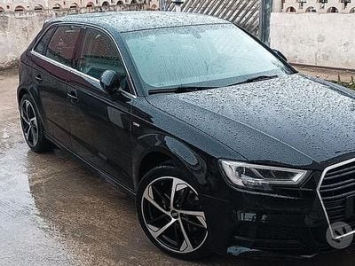 Usata Audi A3 S-Line 150 CV (110 kW) 2019 Nero Berlina