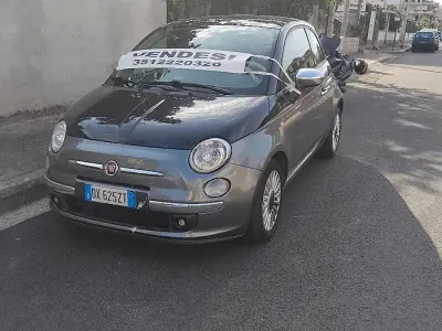 Usata Fiat 500 75 CV (55 kW) 2009 Grigio Cabrio