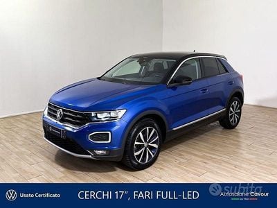 Usata VW T-Roc Style 116 CV (85 kW) 2018 Blu ravenna SUV