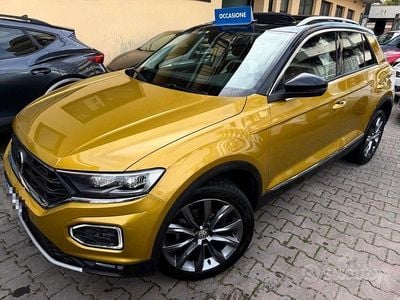 Usata VW T-Roc Advance 150 CV (110 kW) 2019 Giallo SUV