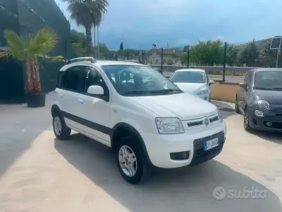 Usata Fiat Panda 4x4 S 75 CV (55 kW) 2012 Bianco Utilitaria
