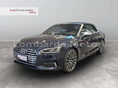 Usata Audi A5 Cabriolet Sport 190 CV (139 kW) 2018 Blu chiaro di luna Cabrio