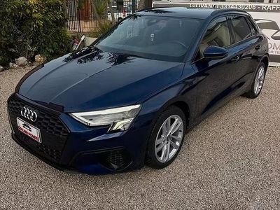 Usata Audi A3 150 CV (110 kW) 2020 Blu Berlina