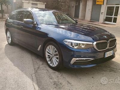 Usata BMW 520 Luxury Line 190 CV (139 kW) 2019 Blu Station wagon