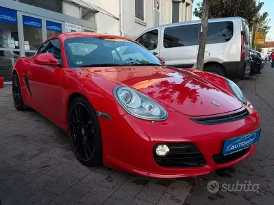 Usata Porsche Cayman S 320 CV (235 kW) 2011 Rosso Coupé