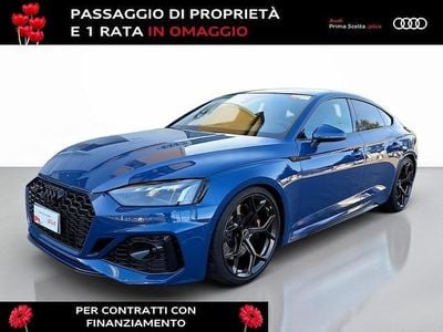 Usata Audi RS5 Sportback Competition 450 CV (330 kW) 2024 Blu ascari metallizzato Berlina