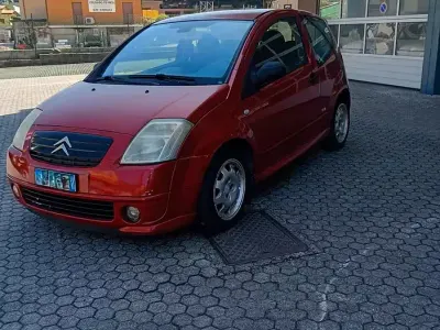 Usata Citroën C2 VTR Sport 73 CV (53 kW) 2003 Rosso Utilitaria
