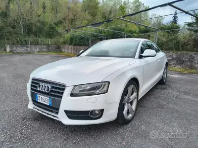 Begagnad Audi A5 Ambition 190 HK (139 kW) 2008 Vit Sportkupé