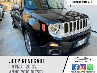 Usata Jeep Renegade Limited 120 CV (88 kW) 2016 Nero SUV