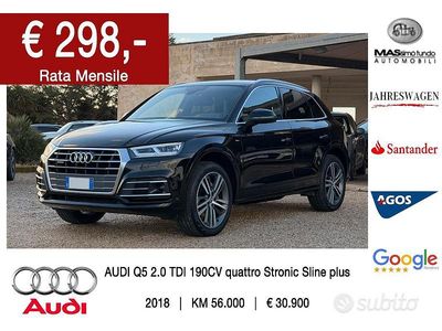 Used Audi Q5 S-line plus 190 HP (139 kW) 2018 Black SUV