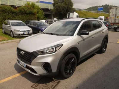 Usata Hyundai Tucson N Line 136 CV (100 kW) 2019 Argento SUV
