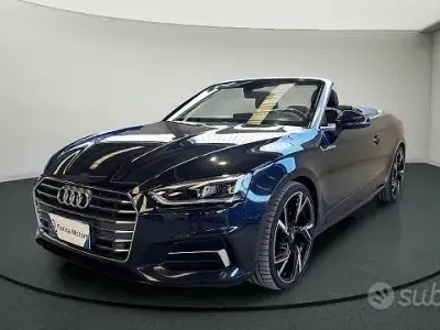 Usata Audi A5 Cabriolet Business 190 CV (139 kW) 2018 Nero Cabrio