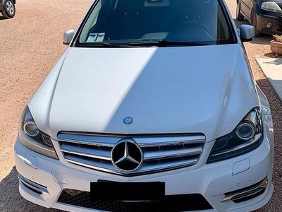 Usata Mercedes C220 Avantgarde 150 CV (110 kW) 2013 Bianco Station wagon