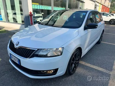 Usata Skoda Rapid Design Edition 116 CV (85 kW) 2017 Bianco Utilitaria