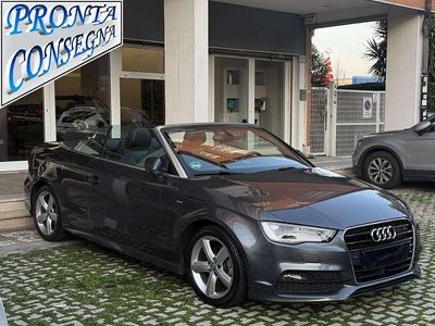 Usata Audi A3 Cabriolet S-Line 150 CV (110 kW) 2015 Grigio Cabrio