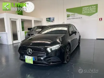 Usata Mercedes A200 Premium 150 CV (110 kW) 2021 Nero Berlina