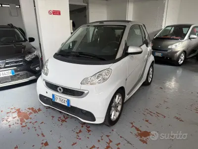Begagnad Smart ForTwo Cabrio Passion 71 HK (52 kW) 2013 Vit Cab