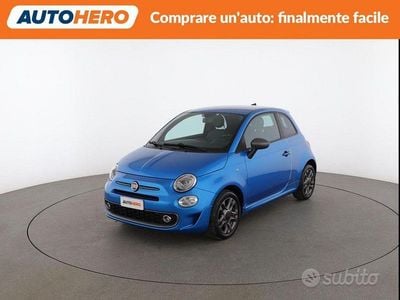Usata Fiat 500 S 70 CV (51 kW) 2018 Blu Utilitaria