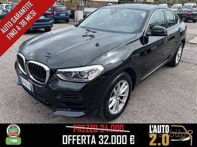 Usata BMW X4 Advantage 190 CV (139 kW) 2020 Nero SUV