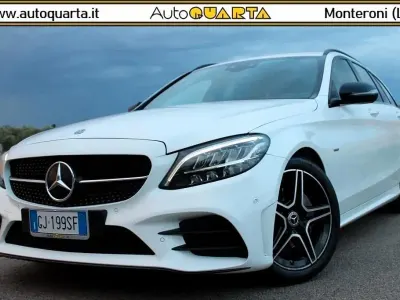 Usata Mercedes C220 AMG 194 CV (142 kW) 2021 Bianco Station wagon
