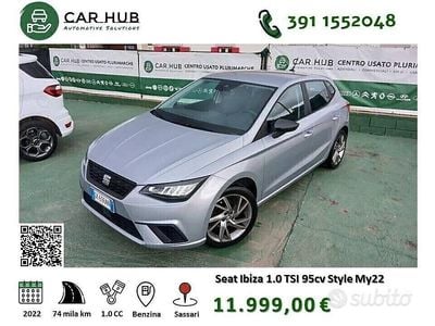 Usata Seat Ibiza Style 95 CV (69 kW) 2022 Bianco Utilitaria