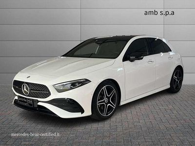 Usata Mercedes A180 AMG Line Premium Plus 116 CV (85 kW) 2024 Bianco Utilitaria