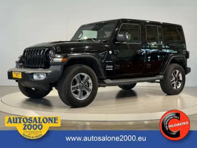 Usata Jeep Wrangler Unlimited Sahara 200 CV (147 kW) 2020 Nero SUV