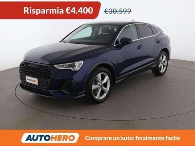 Usata Audi Q3 150 CV (110 kW) 2021 Blu/azzurro SUV