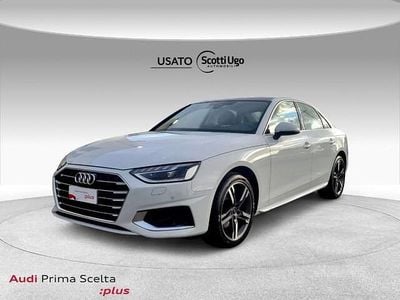 Usata Audi A4 Advanced Plus 163 CV (119 kW) 2023 Bianco ghiaccio metallizzato Berlina