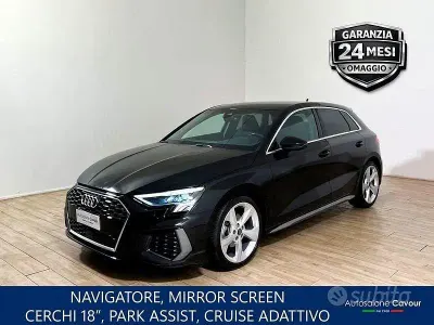 Usata Audi A3 Advanced 150 CV (110 kW) 2023 Nero Berlina