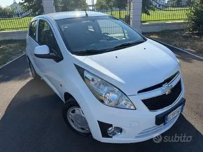 Usata Chevrolet Spark LS 68 CV (50 kW) 2011 Bianco Utilitaria