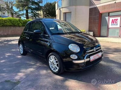 Usata Fiat 500 Lounge 69 CV (50 kW) 2009 Nero Cabrio