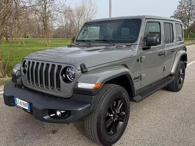 Usata Jeep Wrangler Sahara 272 CV (200 kW) 2020 Grigio SUV