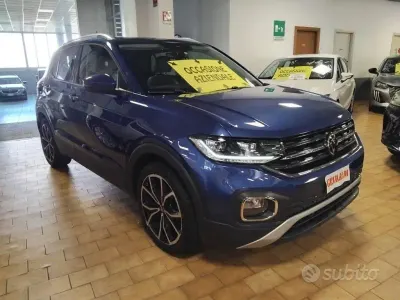 Begagnad VW T-Cross Advance 110 HK (80 kW) 2022 Blå SUV