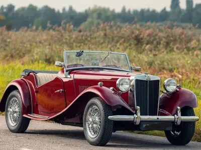 Usata MG TD 55 CV (40 kW) 1953 Rosso Cabrio