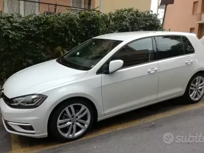 Usata VW Golf VII 116 CV (85 kW) 2017 Bianco Berlina