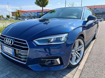 Usata Audi A5 Sportback Ambiente 170 CV (125 kW) 2018 Blu/azzurro Utilitaria