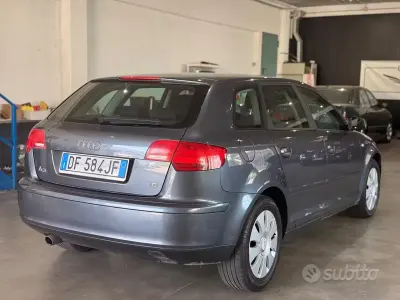 Usata Audi A3 Ambition 115 CV (84 kW) 2007 Grigio Utilitaria