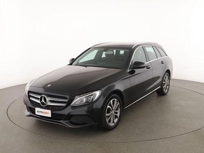 Usata Mercedes C200 136 CV (100 kW) 2016 Nero Station wagon
