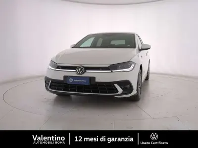 Usata VW Polo R-line 95 CV (69 kW) 2023 Bianco Utilitaria