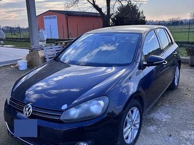 Usata VW Golf VI 102 CV (75 kW) 2010 Nero Utilitaria