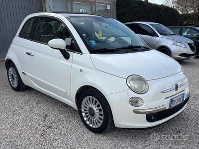 Usata Fiat 500 Lounge 69 CV (50 kW) 2008 Bianco Berlina