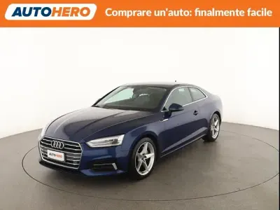 Usata Audi A5 Sport 190 CV (139 kW) 2018 Blu Coupé