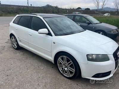 Usata Audi A3 Ambition 140 CV (102 kW) 2009 Bianco Utilitaria