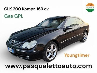 Usata Mercedes CLK200 Elegance 163 CV (119 kW) 2004 Nero Coupé