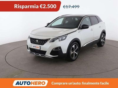 Usata Peugeot 3008 GT-line 165 CV (121 kW) 2018 Bianco SUV